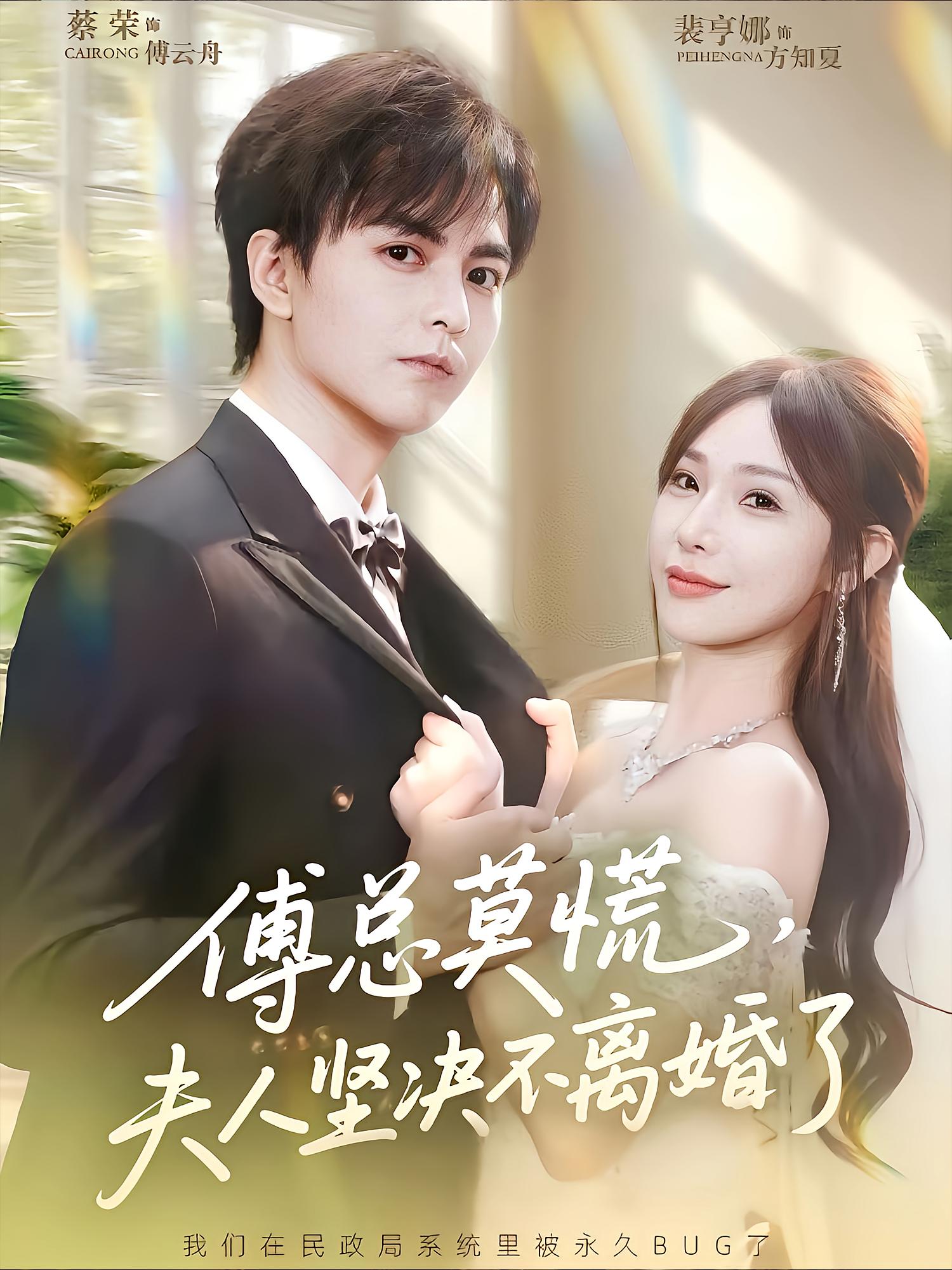 傅总莫慌，夫人坚决不离婚了